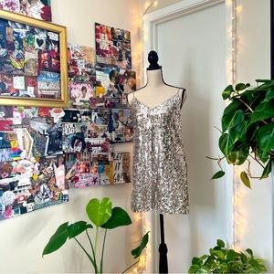 Lulus Sequin Mini Dress